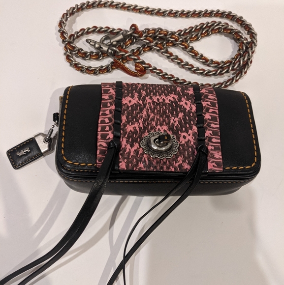 Coach Dinkier Whipstitch Snakeskin - Picture 2 of 11